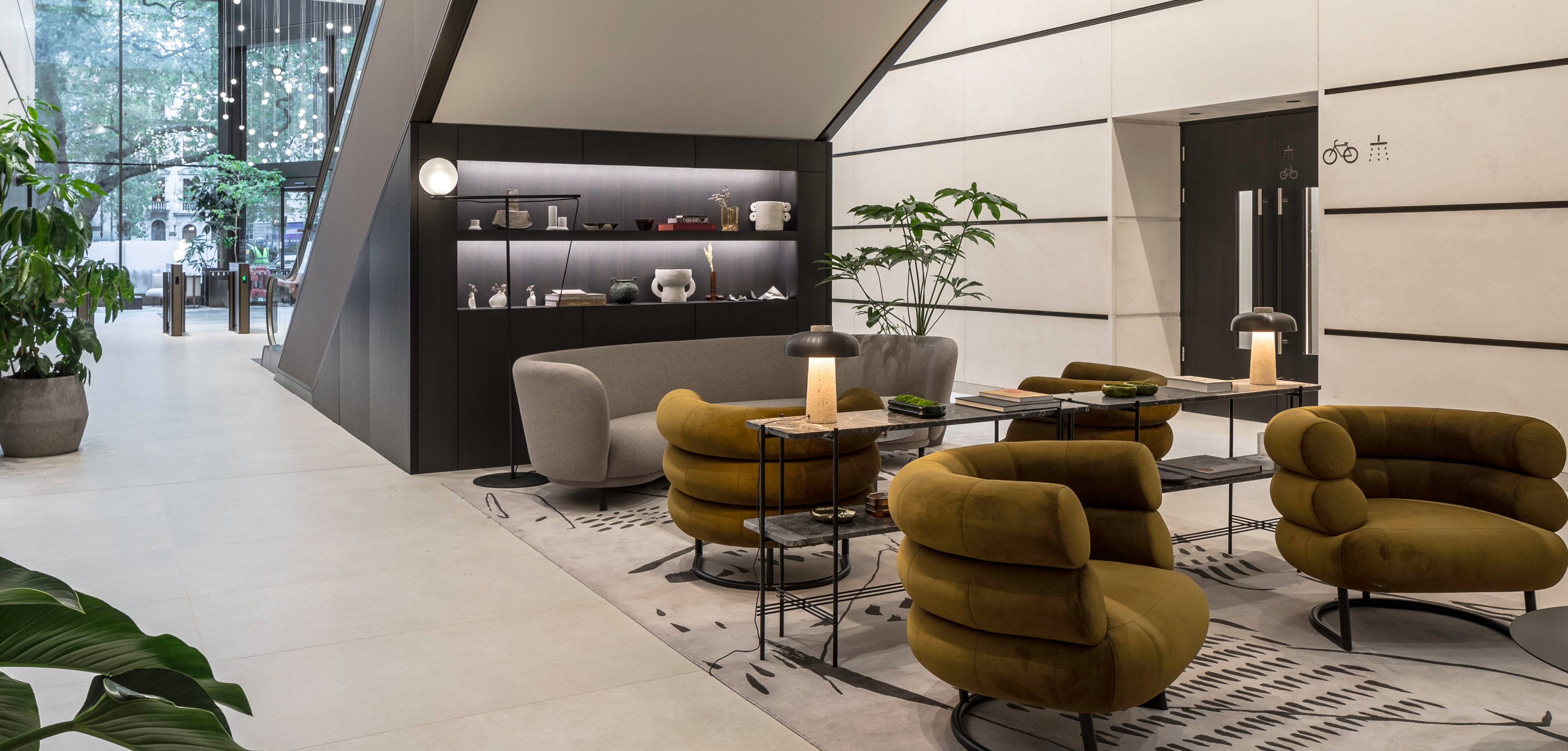 Berkeley Square House reception area