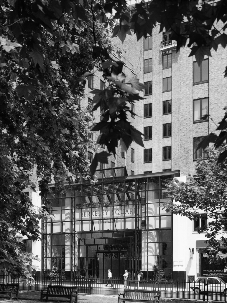 Berkeley Square House entrance